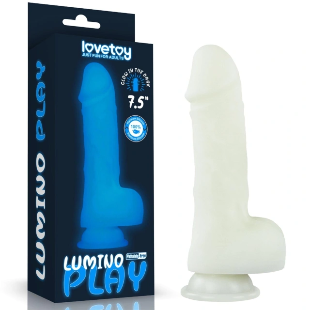 Dildo z Przyssawką Lumino Play Lovetoy | 100% ORYGINAŁ| DYSKRETNA PRZESYŁKA